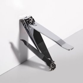 Stainless Steel Toenail Clipper with File, 5.51-Inch, 2-Piece