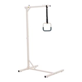 Trapeze Bar for Bed Mobility, Heavy-Duty Steel Free Standing Trapeze Bar 250 LBS Weight Capacity, Hospital Bed Pull Up Assist for Elderly & Disab